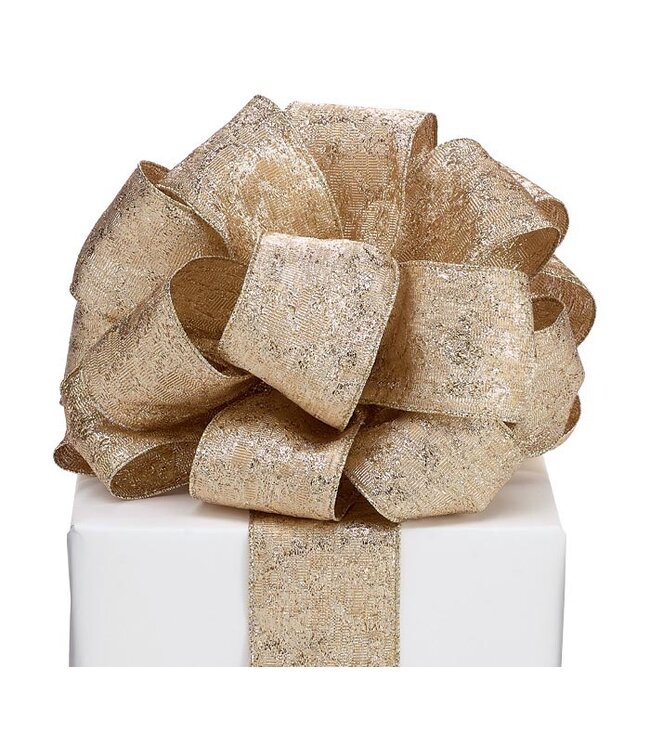 #40 Textured Metallic Gold Ribbon