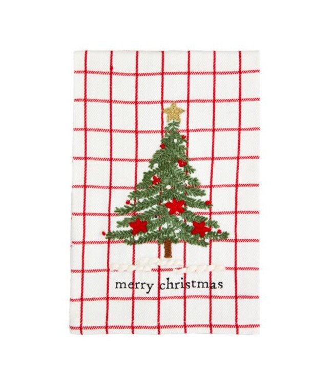 Classic Christmas Embroidered Towels