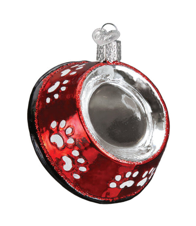 OLD WORLD CHRISTMAS Dog Bowl Ornament