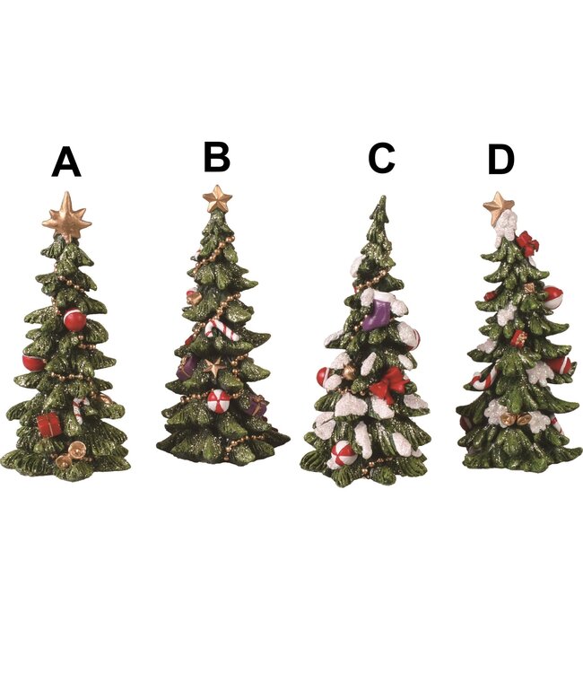 Resin Holiday Tree Figurine