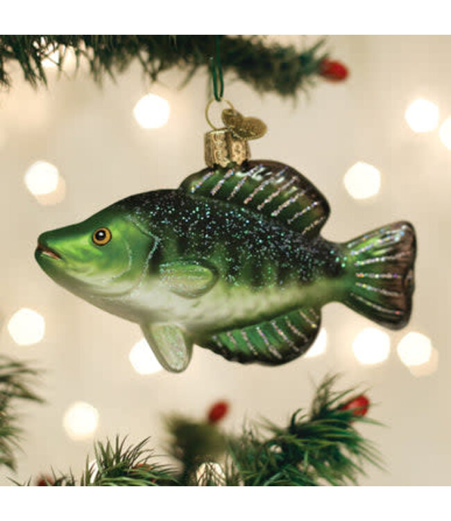 OLD WORLD CHRISTMAS Crappie Ornament