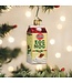 OLD WORLD CHRISTMAS Eggnog Carton Ornament