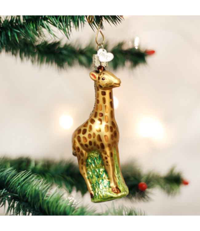 OLD WORLD CHRISTMAS Baby Giraffe Ornament