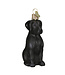 OLD WORLD CHRISTMAS Black Labrador Ornament