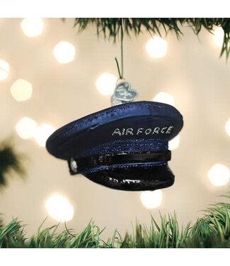 OLD WORLD CHRISTMAS Air Force Cap Ornament