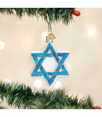 OLD WORLD CHRISTMAS Star Of David Ornament