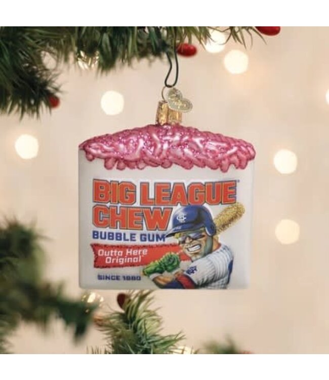 OLD WORLD CHRISTMAS Big League Chew Ornament