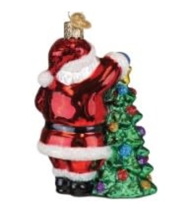 OLD WORLD CHRISTMAS 2025 Santa With Tree Ornament