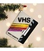 OLD WORLD CHRISTMAS Vhs Tape Ornament