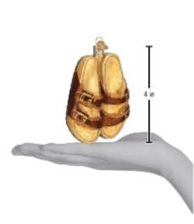 OLD WORLD CHRISTMAS Sandals Ornament