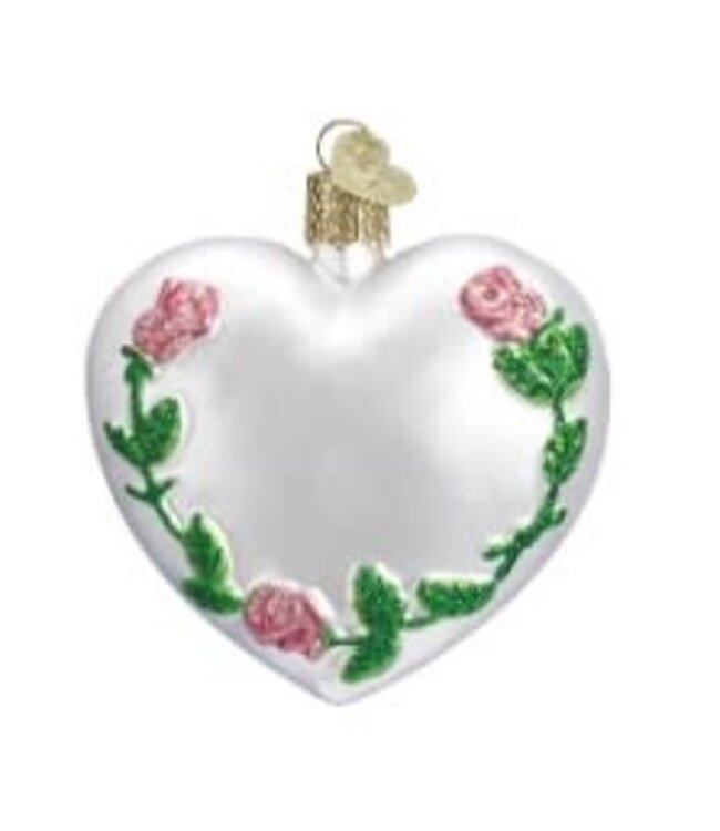 OLD WORLD CHRISTMAS Wedding Heart  Ornament