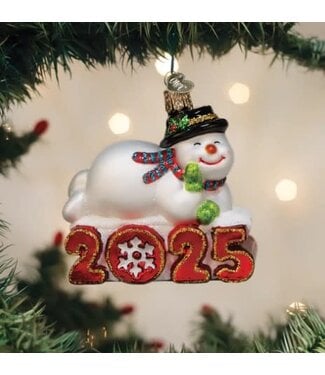 OLD WORLD CHRISTMAS 2025 Snowman  Ornament