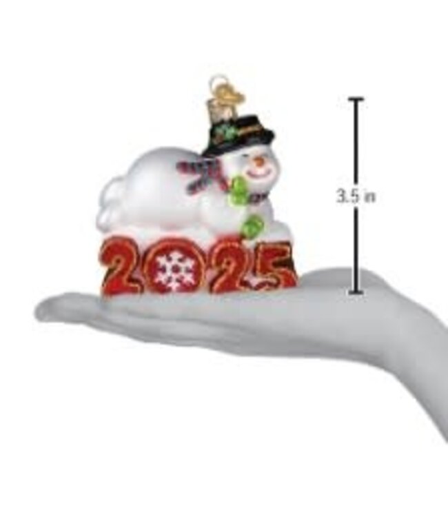 OLD WORLD CHRISTMAS 2025 Snowman  Ornament