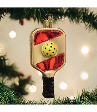 OLD WORLD CHRISTMAS Pickleball Paddle Ornament