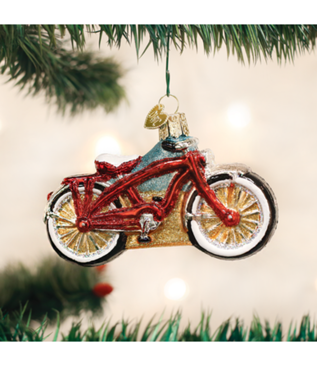 OLD WORLD CHRISTMAS Cruiser Bike Ornament