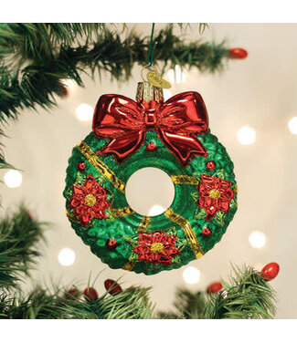OLD WORLD CHRISTMAS Christmas Wreath Ornament