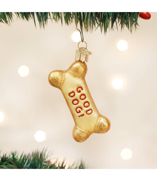 OLD WORLD CHRISTMAS Dog Biscuit Ornament