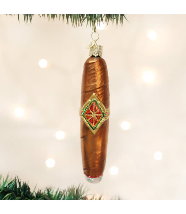 OLD WORLD CHRISTMAS Cigar Ornament