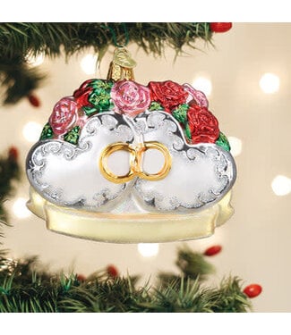 OLD WORLD CHRISTMAS Couples First Christmas Ornament