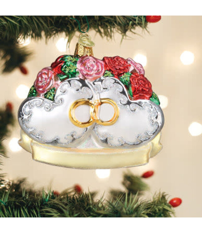 OLD WORLD CHRISTMAS Couples First Christmas Ornament