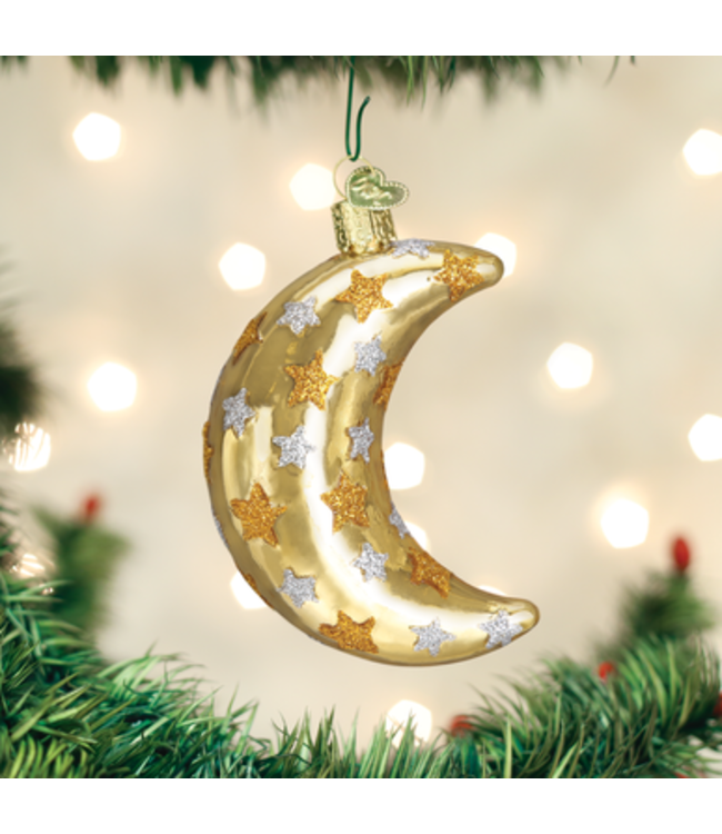 OLD WORLD CHRISTMAS Celestial Moon Ornament