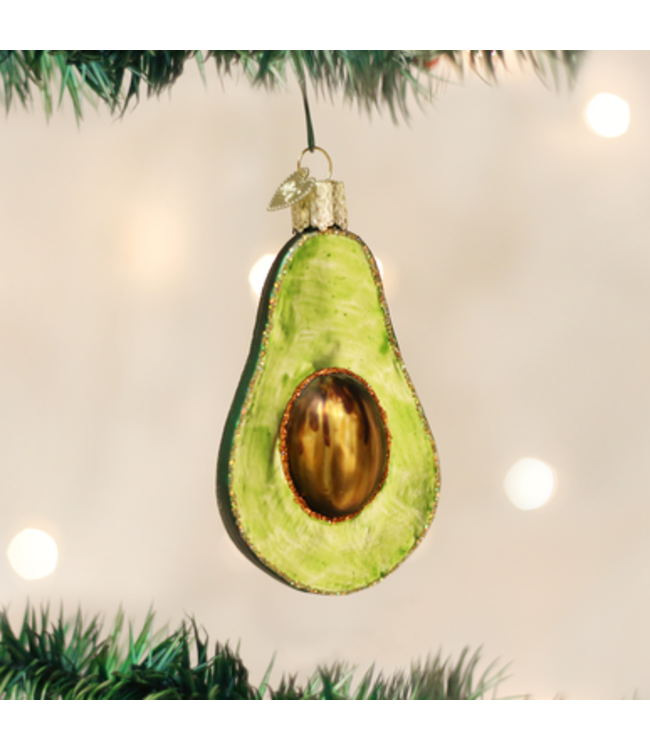 OLD WORLD CHRISTMAS Avocado Ornament