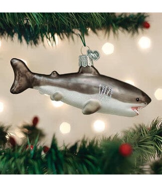OLD WORLD CHRISTMAS Great White Shark Ornament