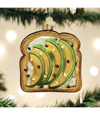 OLD WORLD CHRISTMAS Avocado Toast Ornament