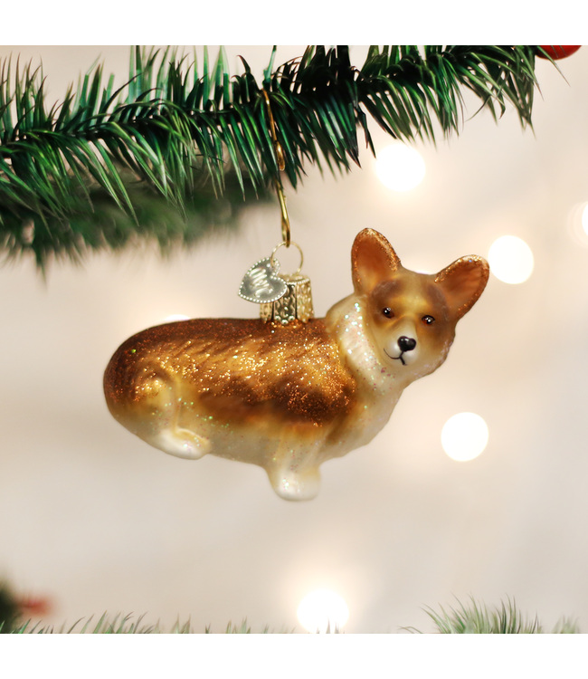 OLD WORLD CHRISTMAS Pembroke Welsh Corgi Ornament
