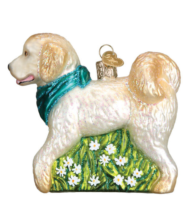 OLD WORLD CHRISTMAS Doodle Dog Ornament