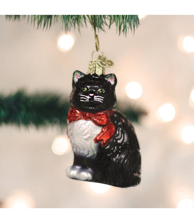 OLD WORLD CHRISTMAS Tuxedo Kitty Ornament