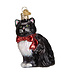 OLD WORLD CHRISTMAS Tuxedo Kitty Ornament