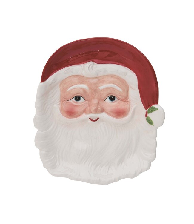 Dol Vintage Santa Shaped Platter