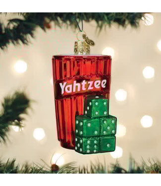 OLD WORLD CHRISTMAS Yahtzee Ornament