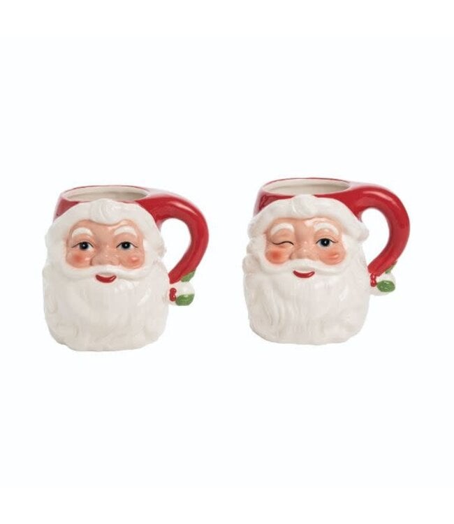 Dol Vintage Santa Shaped Mug
