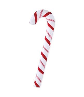 Red & White Fabric Candy Cane