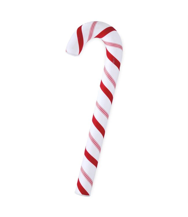 Red & White Fabric Candy Cane