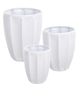 Metal Planter White