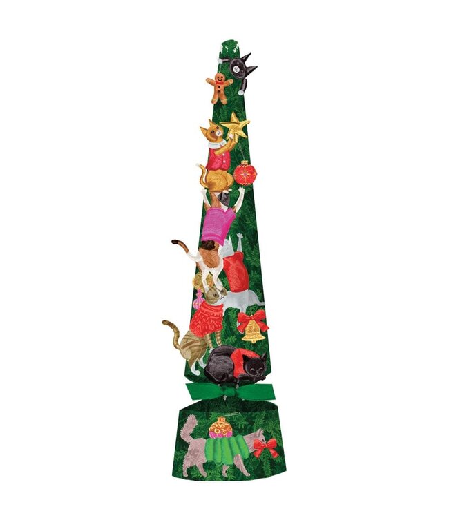 Cats Decorating Tree Pet Favors