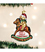 OLD WORLD CHRISTMAS Rocking Horse Teddy Ornament