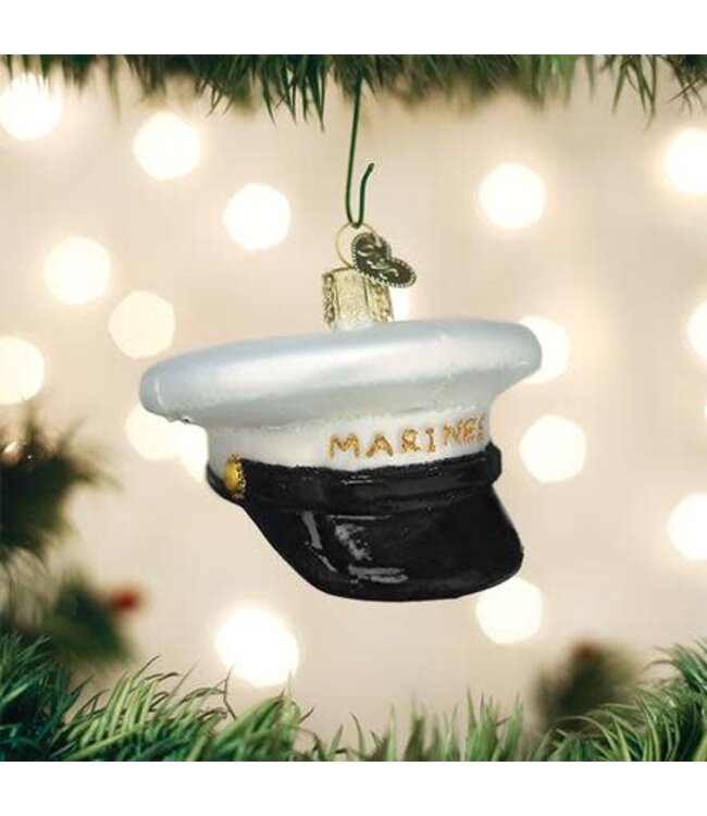 OLD WORLD CHRISTMAS Marine's Cap Ornament