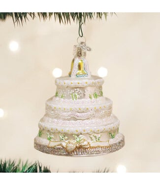 OLD WORLD CHRISTMAS Wedding Cake Ornament