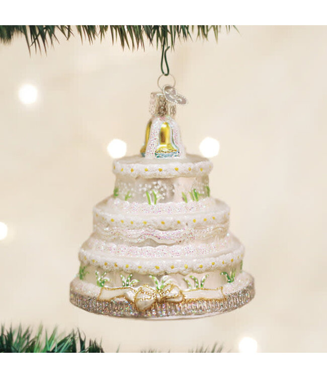 OLD WORLD CHRISTMAS Wedding Cake Ornament