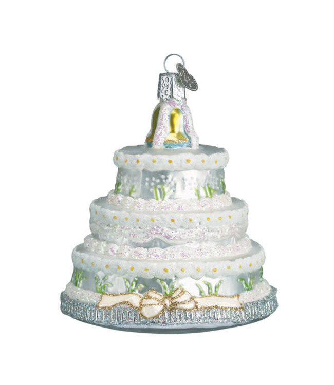 OLD WORLD CHRISTMAS Wedding Cake Ornament