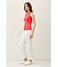 Maddison Basic Cotton Garment Dyed Round Neck Tank Top