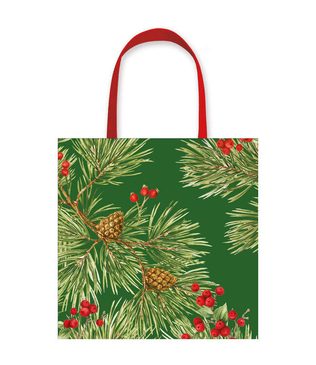 Evergreen And Berries Dark Green Gift Bags