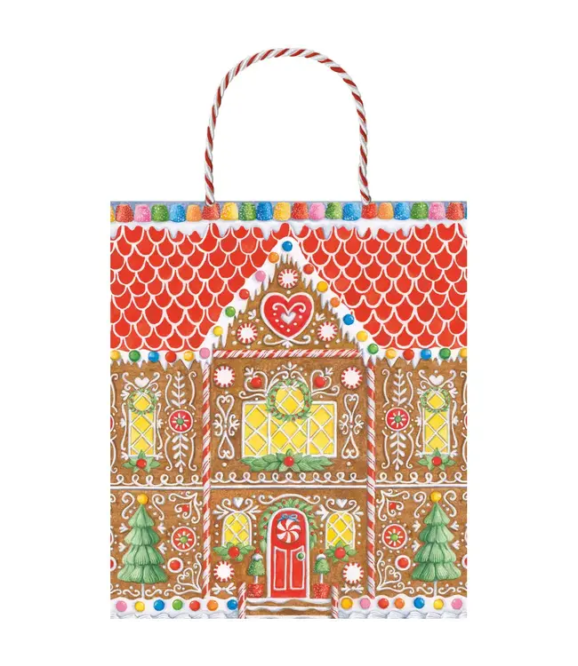 Gingerbread House Large Gift Bag