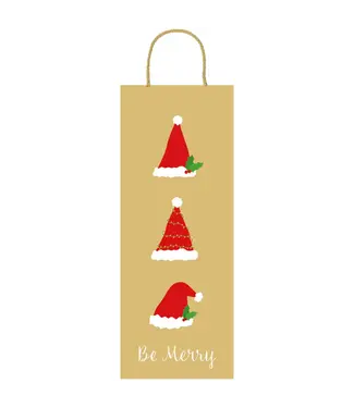 Be Merry Gold Gift Bags