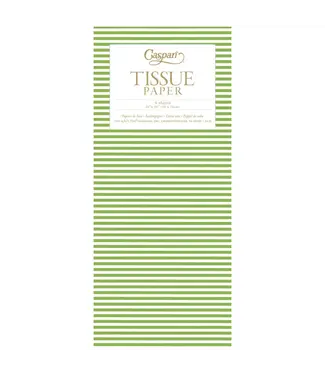 Mini Stripe Green Tissue