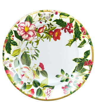 Christmas Chinoiserie Paper Dinner Plates